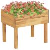 Raised Garden Planter 19.7"x15.7"x17.7" Solid Acacia Wood