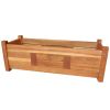 Garden Raised Bed Acacia Wood 29.9"x10.9"x9.8"