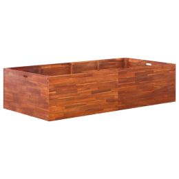 Garden Raised Bed Acacia Wood 78.7"x39.4"x19.7"