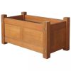 Garden Raised Bed Acacia Wood 19.7"x9.8"x9.8"