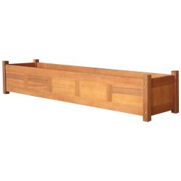 Garden Raised Bed Acacia Wood 59"x11.8"x9.8"