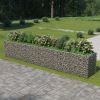 Gabion Raised Bed Galvanised Steel 212.6"x35.4"x39.4"