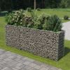 Gabion Raised Bed Galvanised Steel 106.3"x19.7"x39.4"