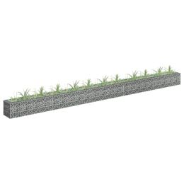 Gabion Raised Bed Galvanized Steel 177.2"x11.8"x11.8"