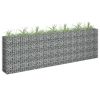 Gabion Raised Bed Galvanized Steel 106.3"x11.8"x35.4"