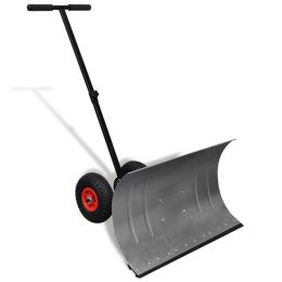 Manual Snow Shovel with Wheels