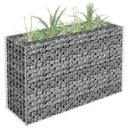 Gabion Raised Bed Galvanized Steel 35.4"x11.8"x23.6"