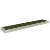 Gabion Raised Bed Galvanized Steel 196.9"x39.4"x7.9"