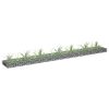 Gabion Raised Bed Galvanized Steel 106.3"x11.8"x3.9"