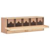 Chicken Laying Nest 5 Compartments 46.1"x13"x15" Solid Pine Wood