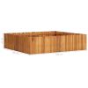 Garden Raised Bed 39.3"x39.3"x9.8" Solid Acacia Wood