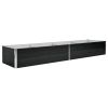 Garden Raised Bed Anthracite 126"x31.5"x17.7" Galvanized Steel