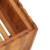 Garden Raised Bed 19.6"x11.8"x9.8" Solid Acacia Wood