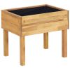 Raised Garden Planter 19.7"x15.7"x17.7" Solid Acacia Wood