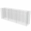 Gabion Raised Bed Galvanised Steel 106.3"x19.7"x39.4"