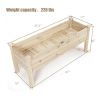 Raised Garden Bed Elevated Planter Box Wood for Vegetable Flower Herb