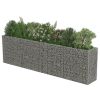 Gabion Raised Bed Galvanised Steel 141.7"x19.7"x39.4"