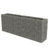 Gabion Raised Bed Galvanised Steel 106.3"x19.7"x39.4"