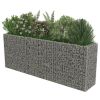 Gabion Raised Bed Galvanised Steel 106.3"x19.7"x39.4"