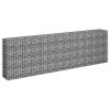 Gabion Raised Bed Galvanized Steel 106.3"x11.8"x35.4"