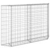 Trapezium Gabion Raised Bed Galvanized Steel 59.1"x7.9"x39.4"