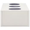 Office Flower Box Light Gray 35.4"x15.7"x9.1" Steel