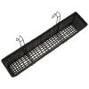 Balcony Hanging Rattan Planter Set 30 inch 2 pcs Black