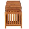 Garden Planter Bench Solid Acacia Wood 70.9"x15.7"x17.3"