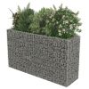 Gabion Raised Bed Galvanised Steel 70.9"x19.7"x39.4"