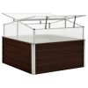 Greenhouse Brown 39.4"x39.4"x33.5" Galvanized Steel