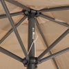 7.5ft Outdoor Patio Umbrella for Inground Pool Balcony Backyard Khaki