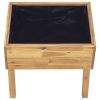 Raised Garden Planter 19.7"x15.7"x17.7" Solid Acacia Wood