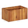 Garden Raised Bed 19.6"x11.8"x9.8" Solid Acacia Wood