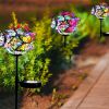 2 in 1 Outdoor Solar Light Butterfly Landscape Light Yard Stake Decor Lamp Stake Light