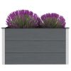 Garden Raised Bed WPC 39.4"x19.7"x21.3" Gray