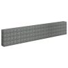 Gabion Raised Bed Galvanized Steel 177.2"x11.8"x35.4"