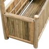 Garden Raised Bed with Trellis Bamboo 27.6"