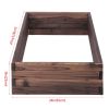 Elevated Wooden Garden Planter Box Bed Kit