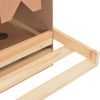 Chicken Laying Nest 5 Compartments 46.1"x13"x15" Solid Pine Wood