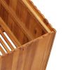 Garden Raised Bed 39.4"x39.4"x19.7" Solid Acacia Wood