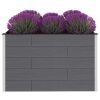 Garden Raised Bed WPC 59.1"x39.4"x35.8" Gray