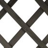 Garden Trellis Planter Gray 17.7"x11.8"x29.1" Solid Firwood