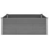 Garden Raised Bed WPC 59.1"x39.4"x21.3" Gray