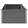 Garden Raised Bed WPC 59.1"x39.4"x21.3" Gray