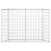 Trapezium Gabion Raised Bed Galvanized Steel 59.1"x7.9"x39.4"