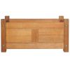 Garden Raised Bed Acacia Wood 19.7"x9.8"x9.8"