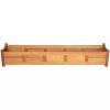 Garden Raised Bed Acacia Wood 59"x11.8"x9.8"