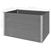 Garden Raised Bed WPC 59.1"x39.4"x35.8" Gray