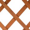 Garden Trellis Planter Orange 17.7"x11.8"x29.1" Solid Firwood